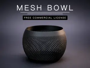 Mesh Bowl (Free Commercial License)