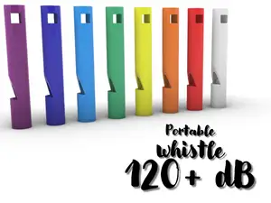 Ultra-Loud Portable Whistle – 123 dB