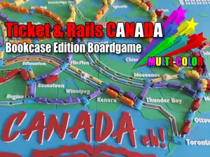 Ticket & Rails CANADA - Bookcase Edition