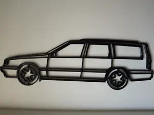 Volvo 850 Station Line Art