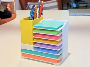 Sticky Note Tray & Pen Holder