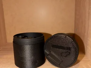 Flip-Top Ashtray – Windproof & Odor-Proof 3D Print