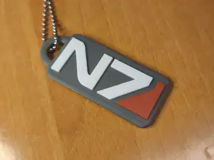 Mass Effect - N7 Keychain