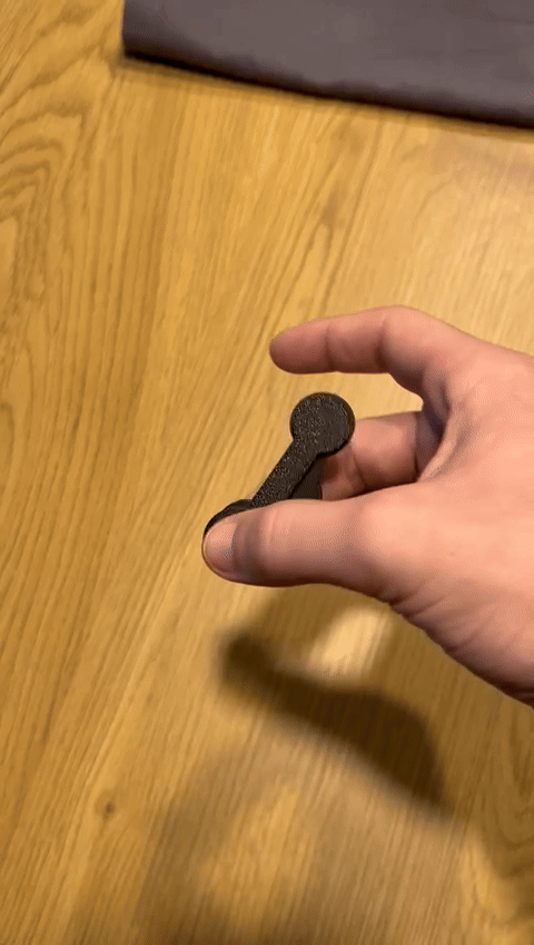 Full 3D Printed Chaotic Pendulum Fidget Toy