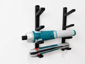 Wall-Mounted Tool Organizer Rack