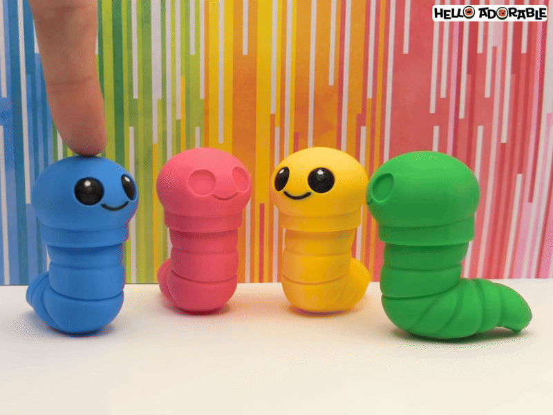 Worm Clicker Fidget Toy