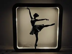 Ballerina LED Lampe Deko