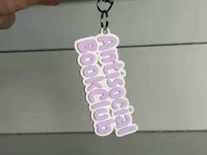 Keychain - AntiSocial Bookclub