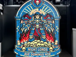 Konrad Curze Night Lords 40k Lightbox Space Marine