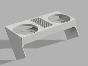 Deye Inverter Cooler – Dual 120mm Fan Mount