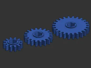 10DP Gears - 1/2" Hex Bore