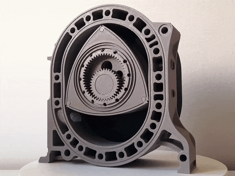 Wankel engine - motorized