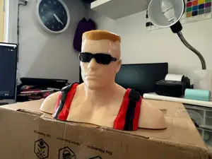 Duke Nukem Bust - Colorised for AMS printing