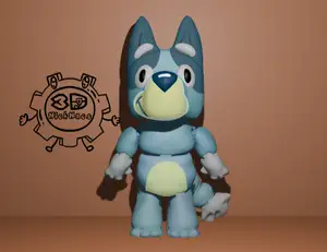 Bluey Articulated Flexi Fidget Figure Cute Toy
