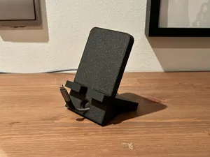 Phone Stand with Cable Management (No Supports)