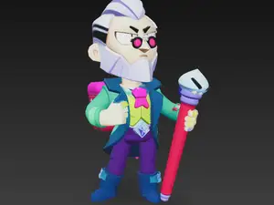 Byron Figurine from Brawl Stars