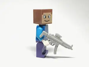乐高小人武器 MP5 冲锋枪