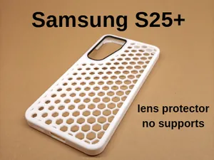 Samsung S25+ HEX case with lens protector
