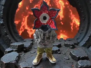 Relaxed inspired by stranger things Demogorgon