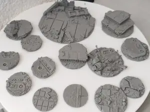 Destroyed imperial city base topper 40K