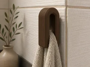Japandi Self-Locking Towel Gravity Holder