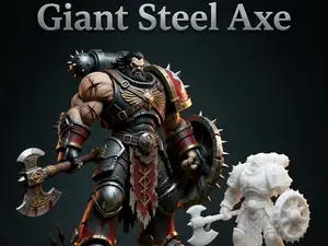 GIANT STEEL AXE