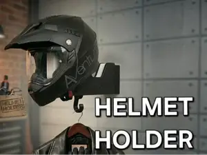 Helmhalter + Haken für Schutzkleidung - "Mr. Bike"
