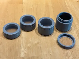 Window Jars (transparent lids and bottoms)