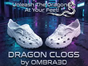 DRAGON CLOGS by OMBRA3D