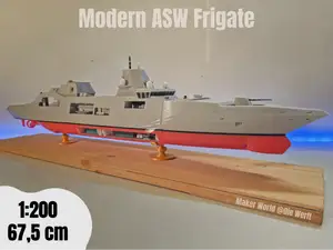 Modern ASW Frigate "Augsburg" 1:200 (Fictional)