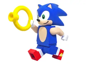Oversized Sonic Brick Minifigure - No AMS (5:1)