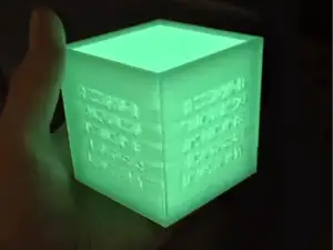 Glow in dark Minecraft Movie Orb Of Dominance