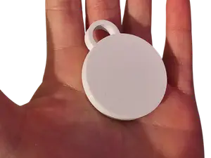 Blank NFC tag keyring for uv printing and stickers