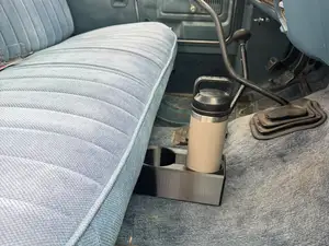 Bench seat cup holder