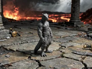 Dragonborn Monk - DND mini