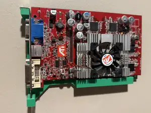 Retro GPU Wall Mount Bracket Video Card Display