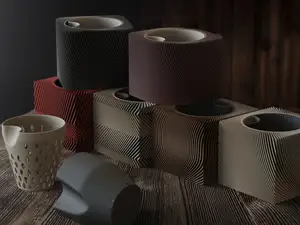 Mori Series — Japandi Self-Watering Cube Planters