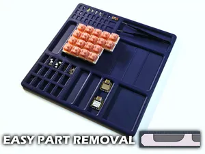 Electronic components part tray