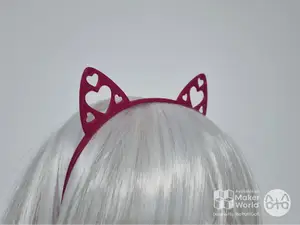 Headband: Hearts Cat Ears