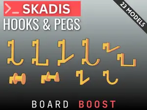 Skadis hooks and pegs
