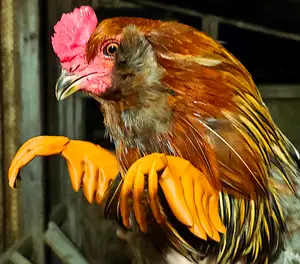 raptor chicken arms