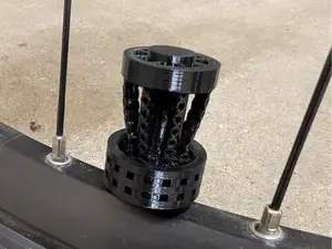 Disc Golf Basket Bike Valve Cover