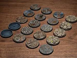 Grimdark Wargaming Bases Pack 18+2 MultiStyle