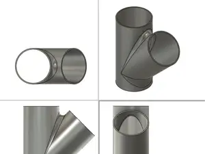 4 inch Air Vent Y Split
