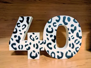 Zahlen im Leo-Style 20,25,30,40