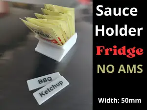 Sauce Sachet Organizer for Fridge:: NO-AMS