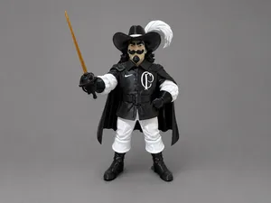 mascote do corinthians mosqueteiro 27 cm em partes