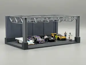 1/64 Open Garage Showroom Diorama