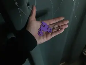 Motocross Keychain