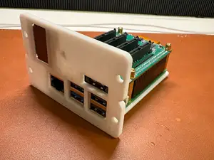 Pi5+RadxaHAT+OLED for 2U 7 SBC Holder for 10" Rack